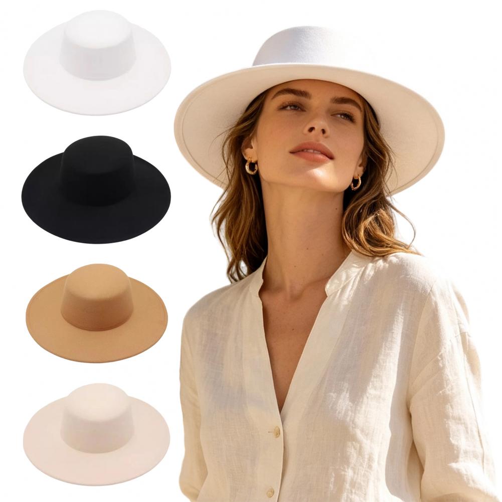 Wide Brim Fedora for Women Ver - Fedora Hat Wool review and price