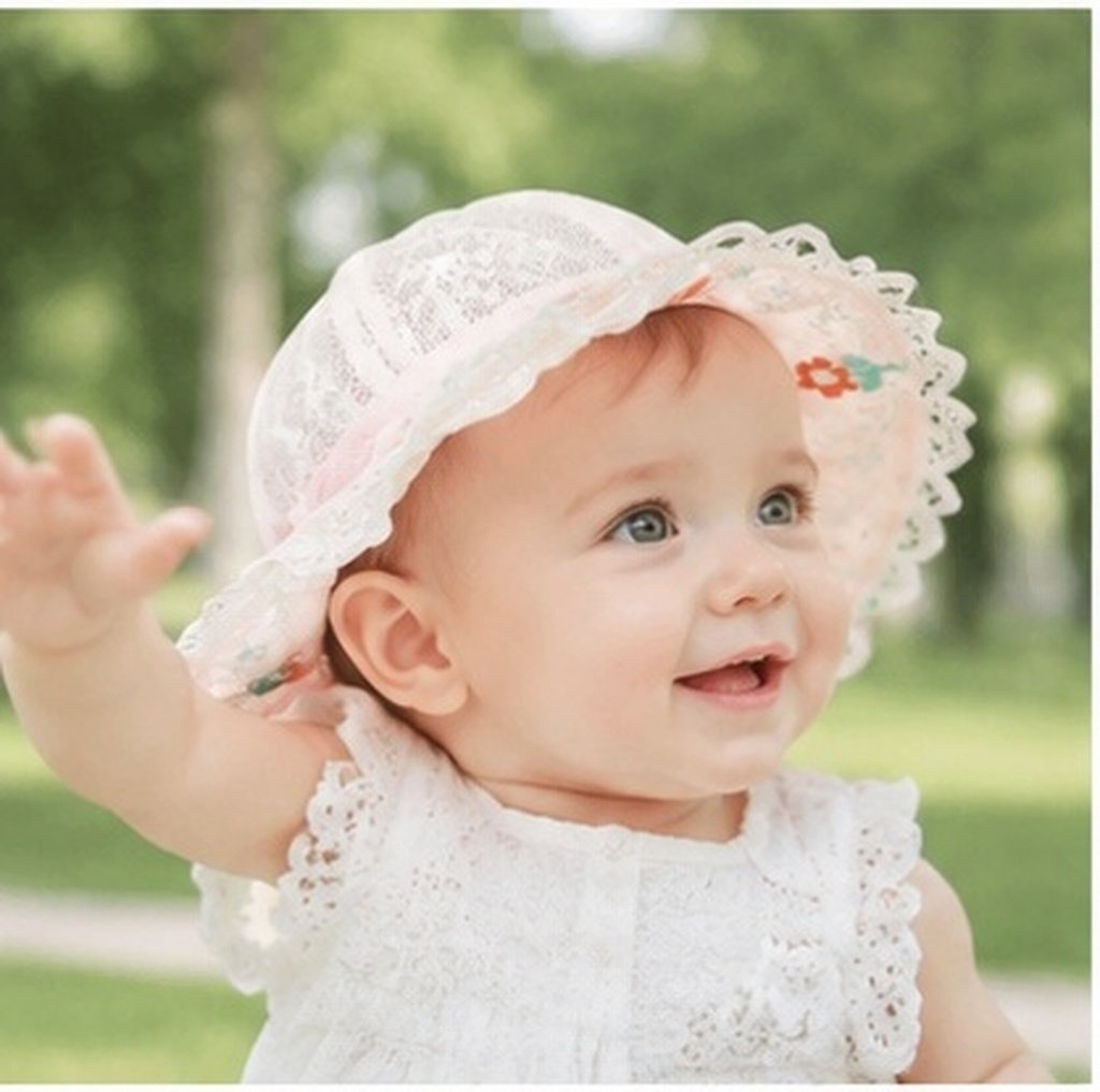 Baby Girl Summer Breathable Me - Sun Hat Wide Brim review and price