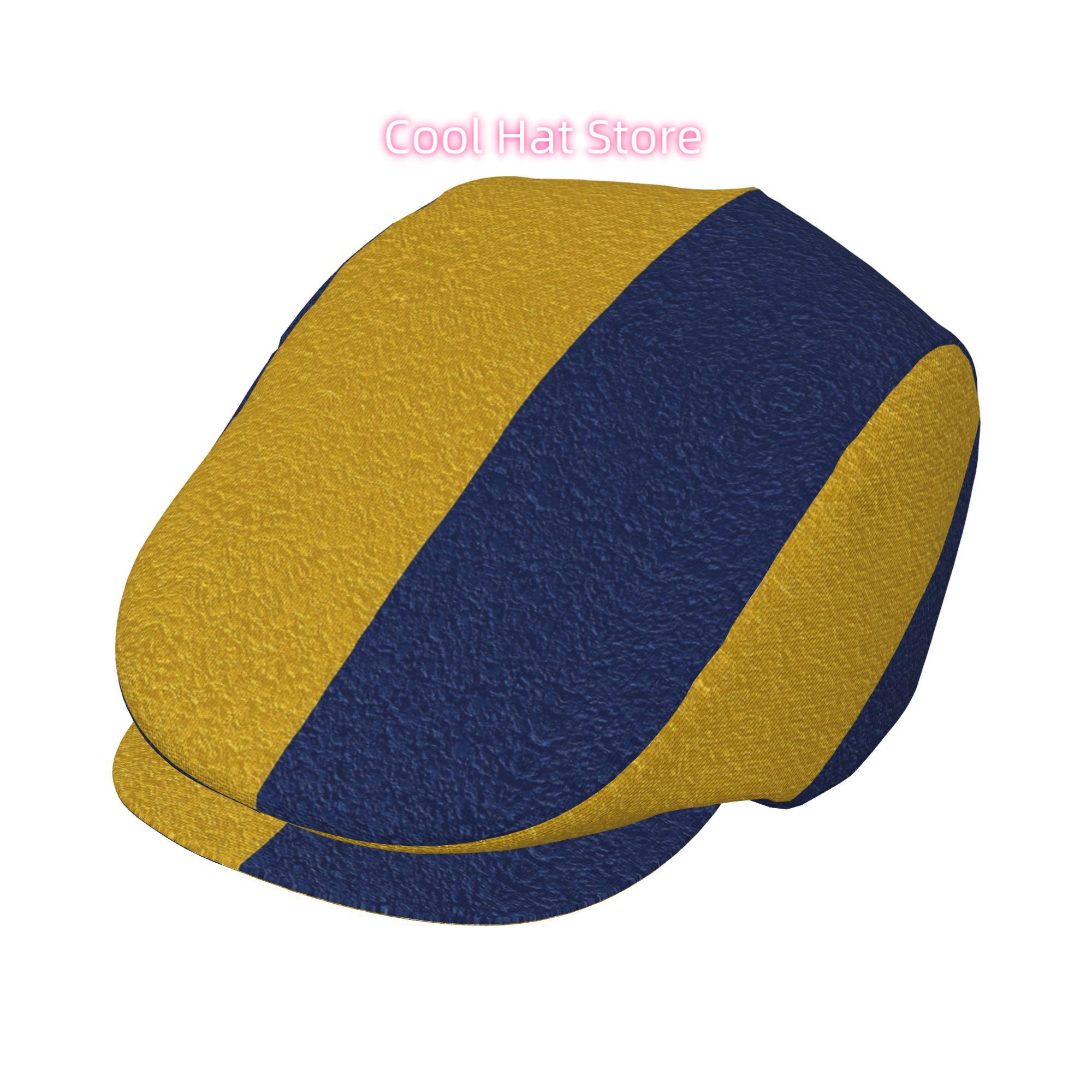 Matte Textured Yellow & Navy S - Newsboy Cap Ivy review and price