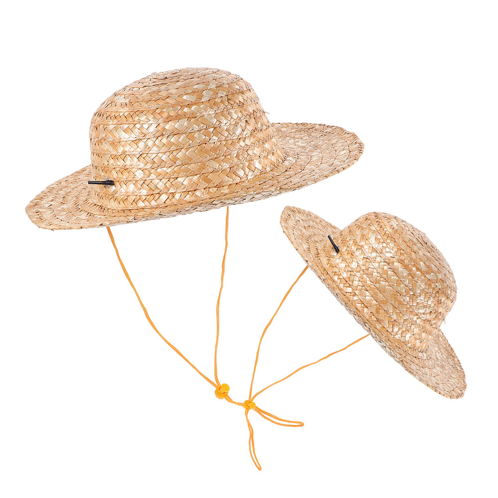 2Pcs Kids Sun Hat Natural Stra - Sun Hat Wide Brim review and price