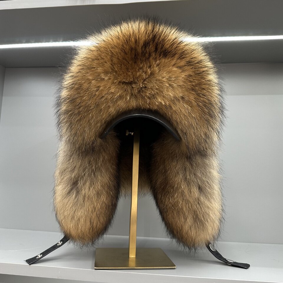 Real Fox Fur Trapper Hat Men W - Trapper Hat Ear Flap review and price